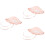 3Pièces Chapeaux Rose Coton Protection Uv Strap Réglable Été 5