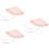 3Pièces Chapeaux Rose Coton Protection Uv Strap Réglable Été 6