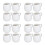 16Pièces Pots Crème Céramique Blancs Pour Usage Chic 7