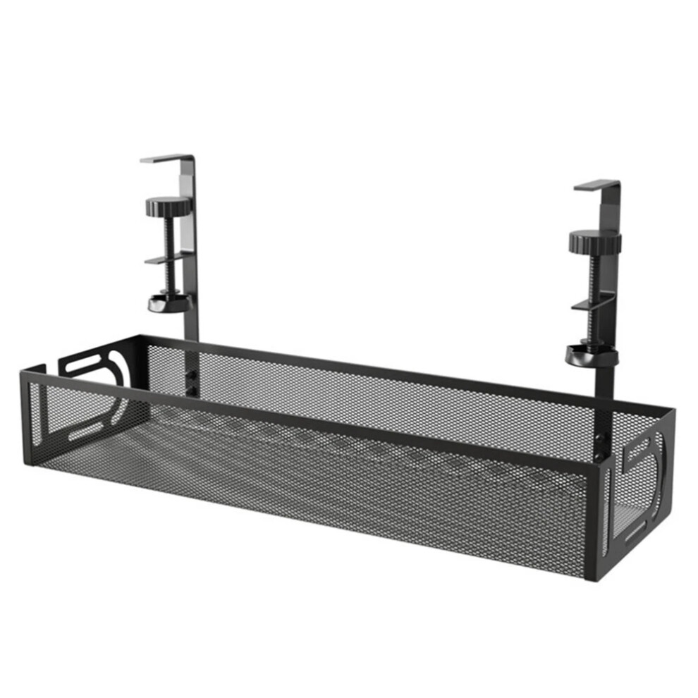 Under Desk Cable Management Tray Wire Management No Drill Cable Tray & Clamp 771700662750