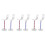 6Pièces Support Présentation Chaussures Transparente Design Élégant 4