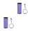 2Pièces Sac De Rangement De Batterie Oxford Violet Robuste 8