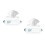 160Pcs White Removable Face Wipes Soft Disposable 9