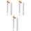 3Sets Multipurpose Glass Baking Thermometers for Kitchen Use with Clip 5