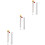 3Sets Multipurpose Glass Baking Thermometers for Kitchen Use with Clip 6