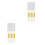 10Pcs Multi Color Cream Eyeshadow Stick Rotatable ABS Makeup Pencil 10