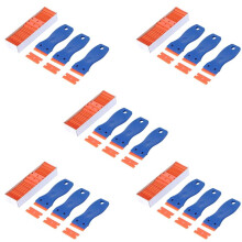 15PCS Plastic Blade Scrapers & 500 PCS 1.5 Inch Double Plastic Blades for Auto Window Tint Vinyl Tool