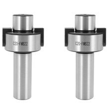 2X C20 FMB22 Holder Face Mill Arbor Shell End Mill Arbor Adaptor for Milling Tool