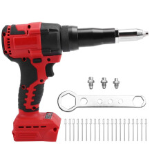 Cordless Rivet Gun Brushless 4.8mm Rivet Nut Gun Automatic Riveting Tool for  18V 20V Battery (No Battery)