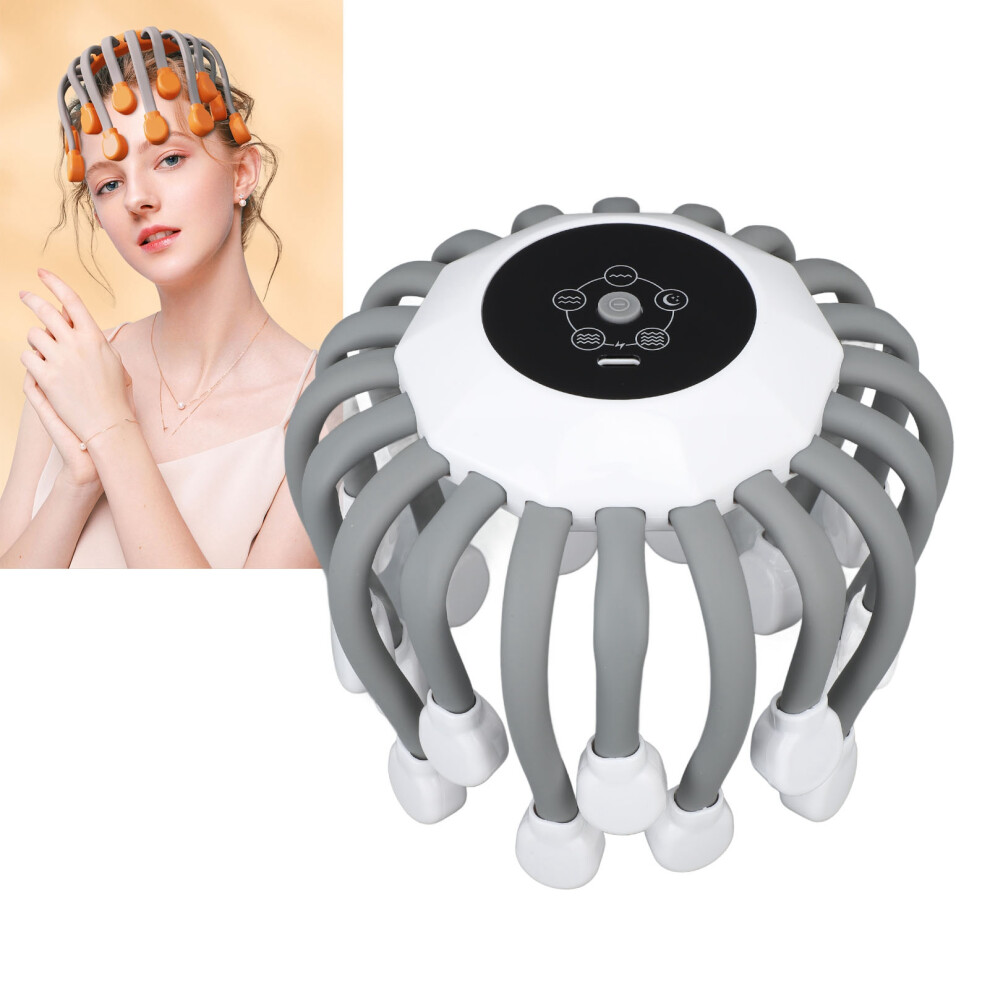 White Claw Head Massager 900Mah Pearl 20-Head