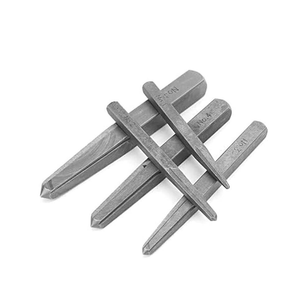 5 Pcs Screw Extractor Set,Square Type Straight Fluted Screw Extractor Set Easy Out Removal Tool 6032578998377