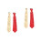 4St Glitter Stropdassen Polyester Multifunctioneel Feesten 5
