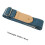 Blue Decorative Adjustable Guitar Strap Lightweight Cotton 2