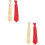 4St Glitter Stropdassen Polyester Multifunctioneel Feesten 7