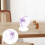 3Sets Violet PVC Hamster Exercise Wheel Silent Running Toy for Pets 3