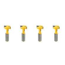 4Stück 1/2 Zoll Schaft Fraeser T-Mutter & T-Track Schlitz Tenon Schneider Werkzeug