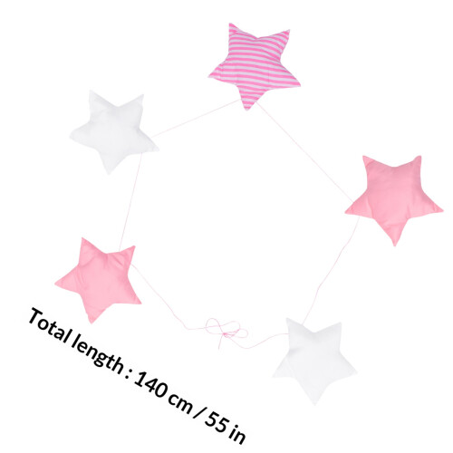 Fabric Star String Hanging Banner for Wall and Party Decor 1