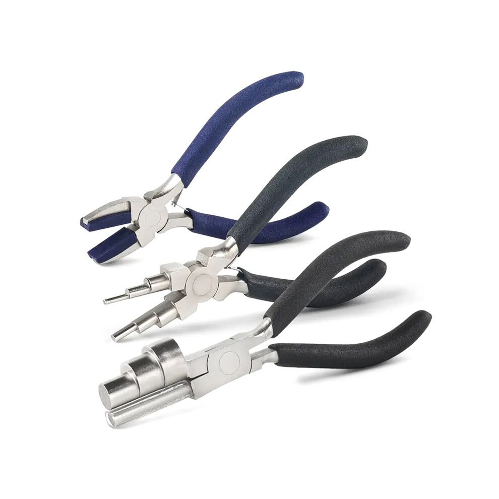 Wire Moulding Pliers Rust-Proof 6-Section Jewelry Pliers Jewelry Hand Tongs Round Nose Pliers 4712319526930