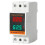 Dual Display Combination Rail Type Single Phase Digital Meter Digital Din Rail Power Meter AC Voltmeter Ammeter 1