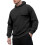 (black, M) Men's 26-Style Fleece Patchwork Hoodie, Plus Size Pullover 1
