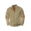 (Khaki, XXL) Trendy Jacquard Button-Down Embroidered Sweatshirt 1