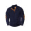 (Navy blue, XXL) Trendy Jacquard Button-Down Embroidered Sweatshirt 1