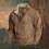 (Khaki, S) Felpa da uomo a maniche lunghe con mezza zip e ricamo patchwork retrò 1