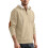 (Khaki, XL) Men's Embroidered Hooded Sweatshirt, Jacquard Pullover, Thickened for Autumn Winter 1