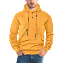 (yellow, XL) Felpa casual con cappuccio da uomo primavera/autunno 2026