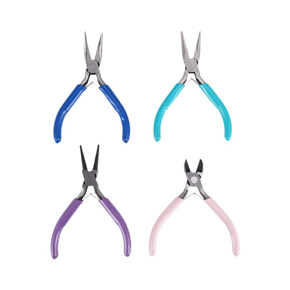 4 Pcs Jewelry Making Tools Kit Jewelry Pliers With Needle Nose Pliers For Crafts Wire Wrapping Jewelry Making Supplies 6034087657332