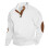 (White, M) Spring Autumn Men's Embroidered Check Cardigan Sweatshirt 1