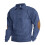 (Navy blue, S) Camicia patchwork a maniche lunghe, casual e retrò, in velluto a coste, alla moda, da uomo americano 1