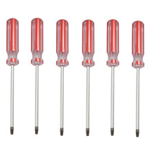 6X Plastic Handle T20 Security Torx Screwdriver Hand Tools