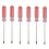 6X Plastic Handle T20 Security Torx Screwdriver Hand Tools 2