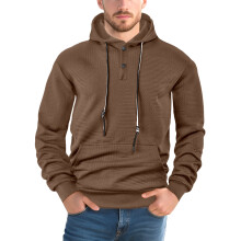 (Coffee, M) Bluza z kapturem, wiosenno-jesienna, luźna, sportowa, z długim rękawem i nadrukiem