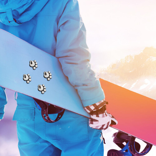 16St Silicagel Ski Anti-Slip Sticker Wit Snowboard Accessoire 2