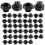 50 Pieces Black Star Grip Knobs, Female Thread Diameter 8mm,  Diameter 40mm 1