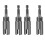 4 Pack Deep Power Wing Nut Driver, Slot Wing Nuts Drill Bit Socket, Wrenches Tools Set 1/4 Inch Hex Shank 1
