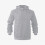 (Light gray, L) 2026 Autumn/Winter Men's Solid Color Hoodie Pullover Sweatshirt 1