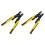 2 Pcs Crimp Tool Crimper Plier Wire Crimpers Adjustable Crimping Range for Cutting and Pressing Cables 1