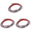 3X Chrome Ruban Adhésif Argent 6MM 3 Mètres Auto 1