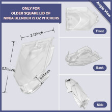 3X Pour Spout Cover Replacement for Blender Lid 72 Oz Pitchers, Lid Flap Spout Cover for NJ600 BL610 BL740 BL700