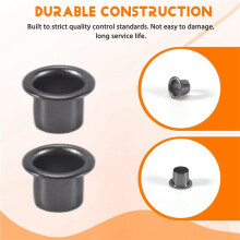 100Pcs Eyelets for DIY Kydex Sheath 6mm Rivet Hand Tool Parts Eyelet Hole Punch Tool Kit