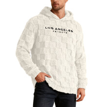(off white, XL) Felpa con cappuccio in lana d'agnello ricamata da uomo 26
