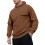 (coffee brown, M) Men's 26-Style Fleece Patchwork Hoodie, Plus Size Pullover 1