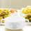 White Ceramic Double Handle Stew Bowl Home Use Microwave Safe 5