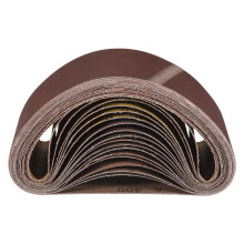 18 Pack Sanding Belts 3X21 Inches(75X533mm) Aluminum Oxide Sanding Belt (3 Each of 60 80 120 180 240 400 Grits) for Belt Sander