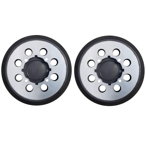5 Inch Hook-&-Loop Sander Pad with Metal Backing for  Random Track Sander - Compatible with Models DWE6421,2Pack
