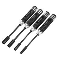 4 Pezzi Cacciaviti Dado Esagonale Kit di Strumenti per Cacciaviti Set per Elicotteri RC Auto Rc per Barche Rc, Cacciaviti nel Metallo 4.0 / 5.5 / 7.0