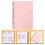 4Pcs Portable Pink Writing Books Practical Daily Planner 7